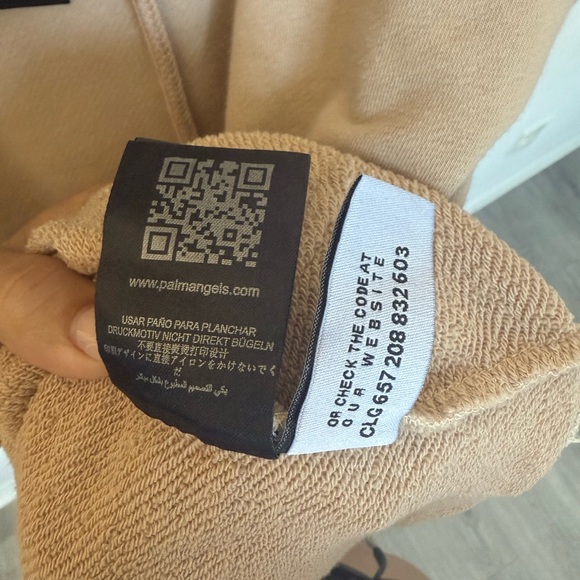 Palm Angels Tan Hoodie - Picture 7 of 12